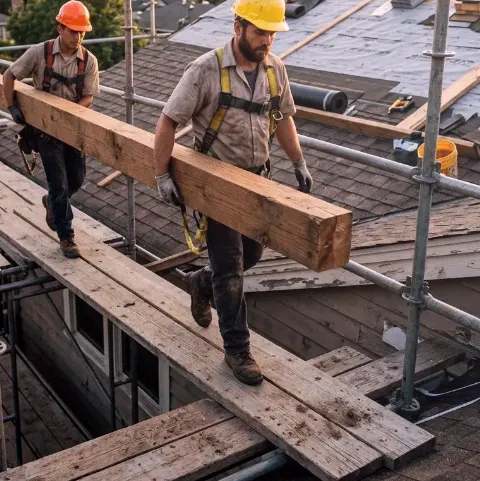 Linde Birk – Montage Steildach
